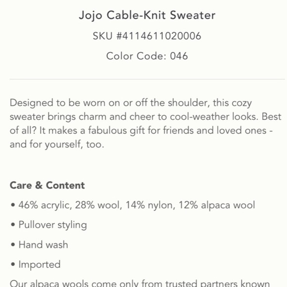 Cable-Knit Sweater Joji - Picture 4 of 10